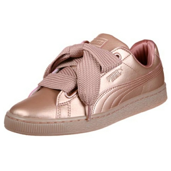 Puma Shoes - 🏷Puma Basket Heart "Copper Rose"